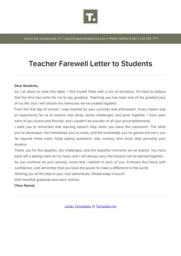 Aubreigh Wyatt's Abschiedsbrief: A Heartfelt Farewell