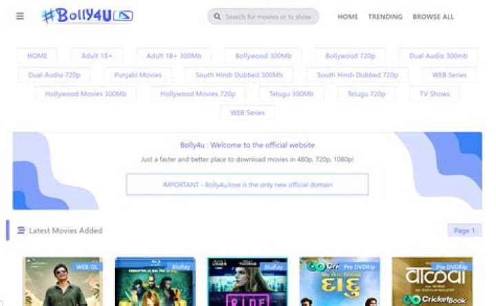 Bolly4U Hub: The Ultimate Destination for Bollywood Enthusiasts