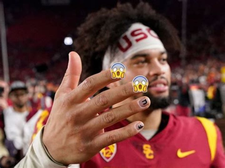 Caleb Williams: A Colorful Expression of Identity Through Nail Art