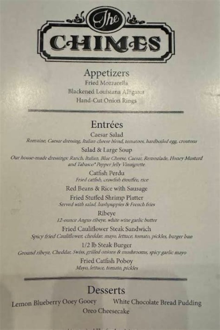 Discovering the Exquisite Flavors of Chimes Lafayette Menu