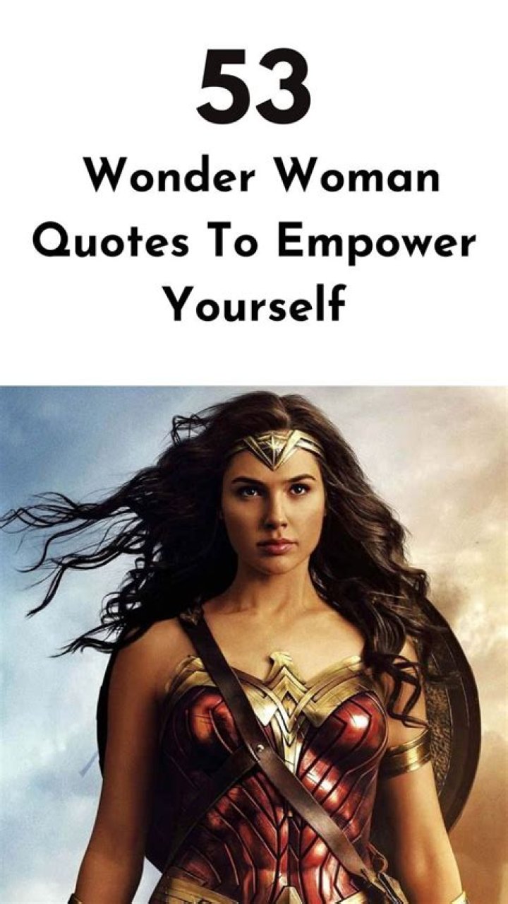 Empowering Words: Quotes from Wonder Woman