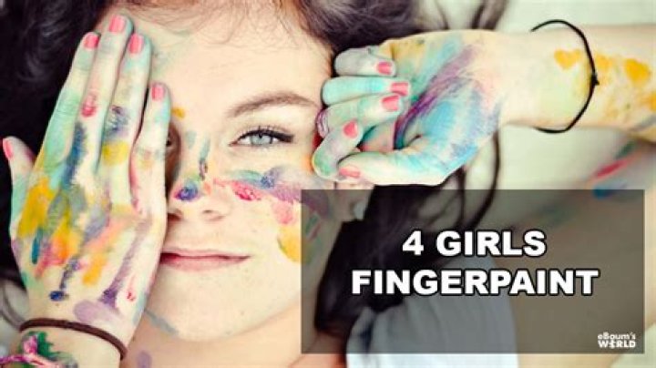 Exploring the Creative World of Four Girl Finger Paint Videos