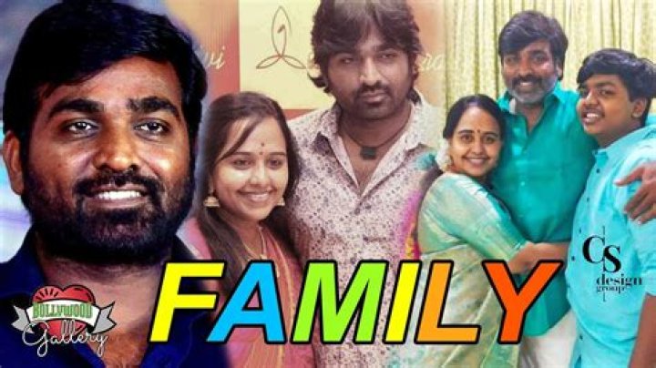 Exploring Vijay Sethupathi's Family Photo: A Glimpse into the Life of the Versatile Actor