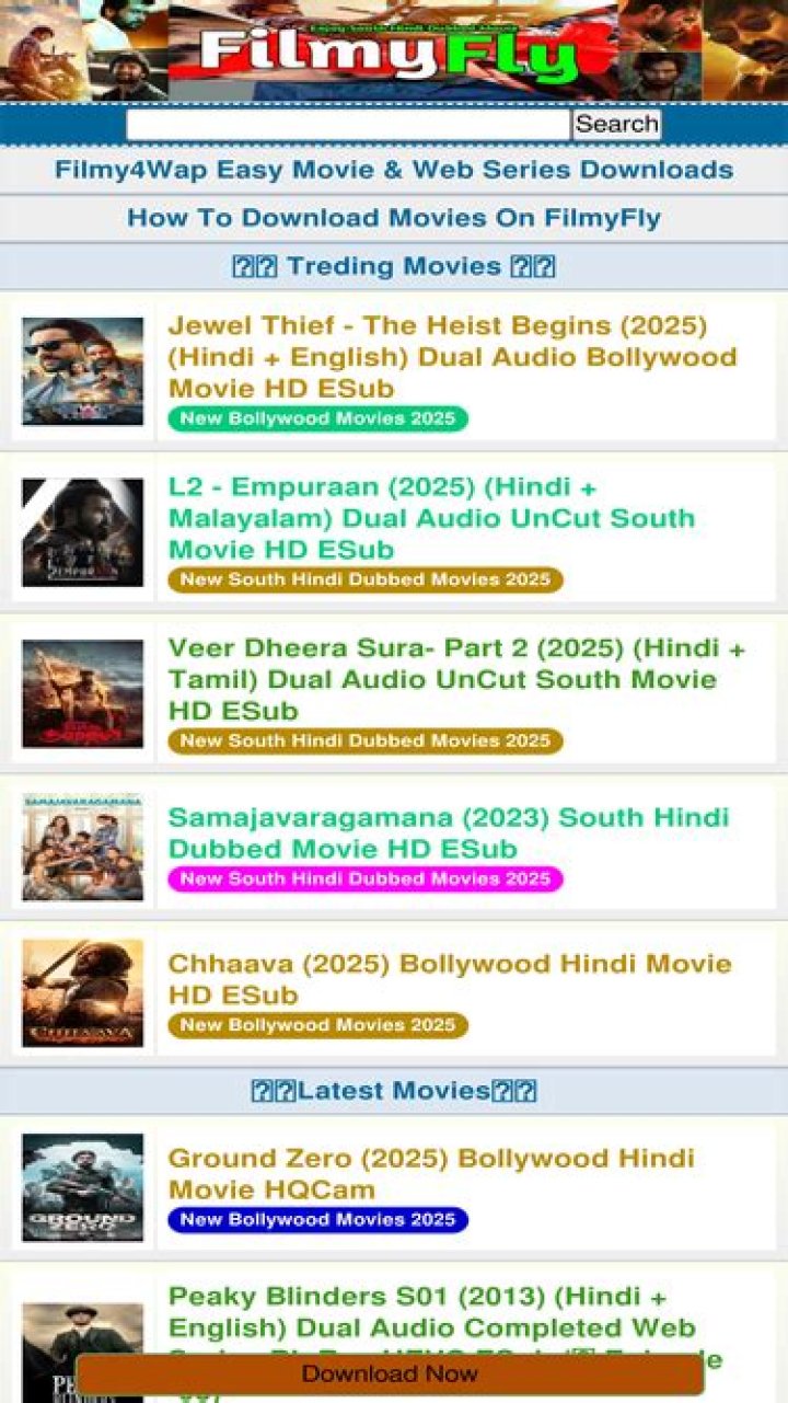 FilmyFly Bollywood Movies: Your Ultimate Destination for Downloading MP4MovieZ