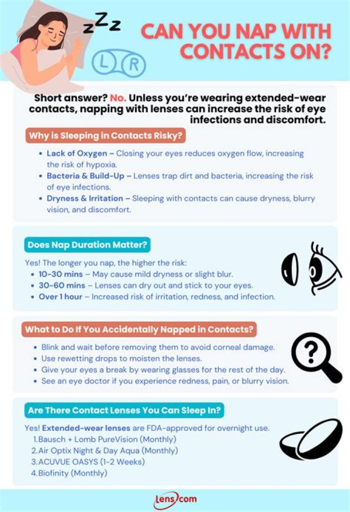 How Long Can You Nap with Contacts In: A Comprehensive Guide