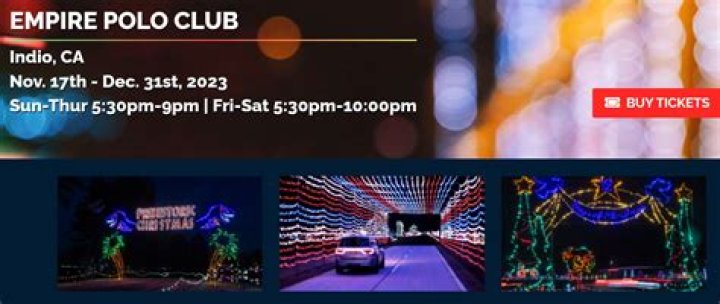 Illuminate Your Holidays: Discover the Magic of Lights at Empire Polo Club