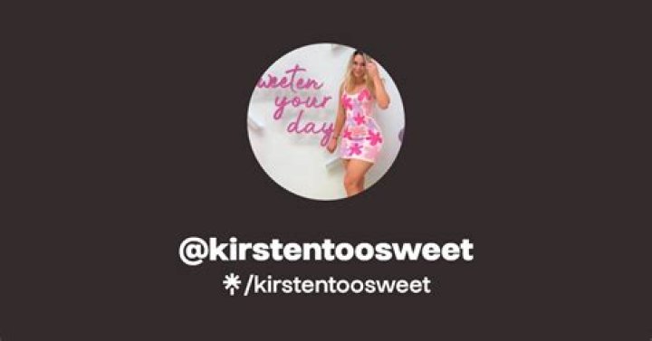 Kirsten Too Sweet Leaks: The Untold Story You Need to Know About