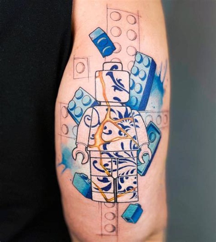 Lego Tattoos: A Creative Expression of Childhood Nostalgia