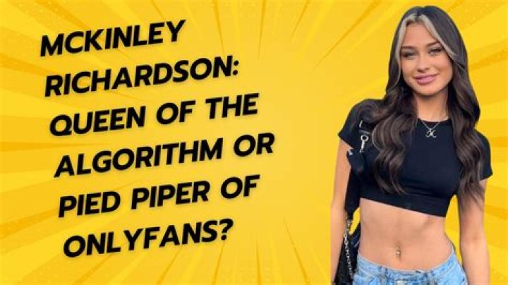 McKinley Richardson Sex: The Untold Story Behind the Headlines