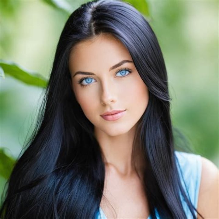 Mesmerizing Blue-Eyed Beauties with Ebony Locks: Hollywood's Enchanting Actresses