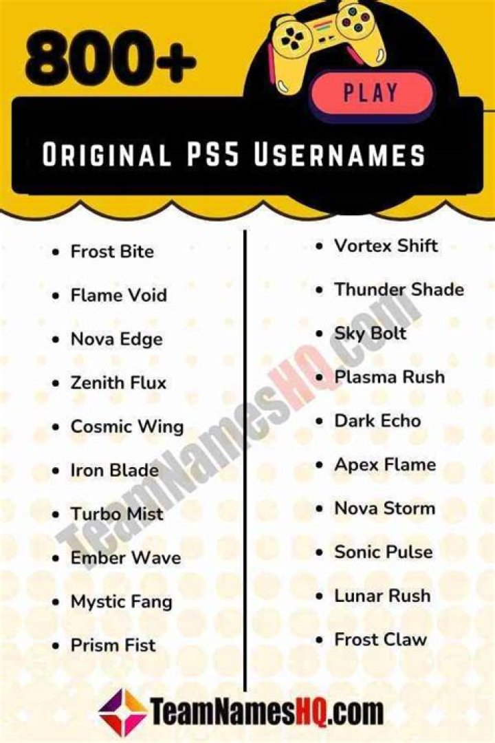 Playstation Names Ideas: Ultimate Guide to Creating the Perfect Gamertag
