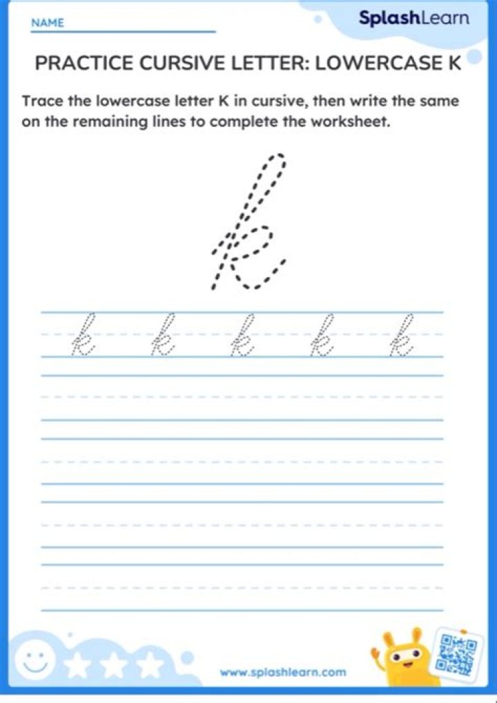 The Essential Guide to Mastering the Cursive Lowercase K