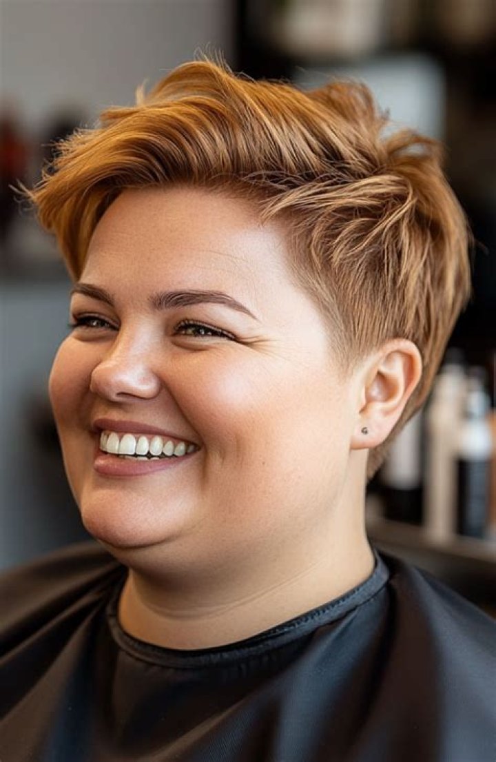 The Perfect Pixie Cut for Your Round, Chubby Face