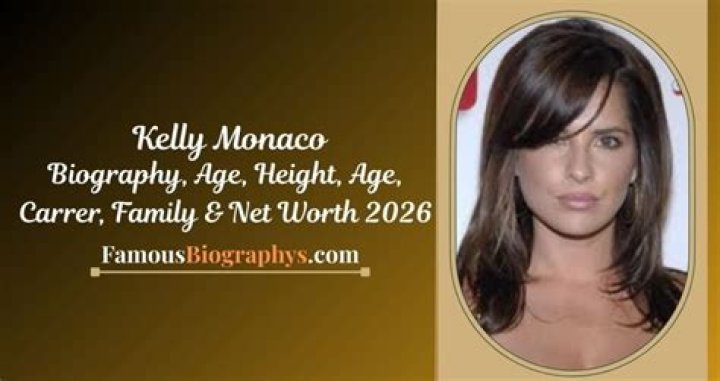 The Ultimate Guide to Kelly Monaco: Biography, Career, and Net Worth