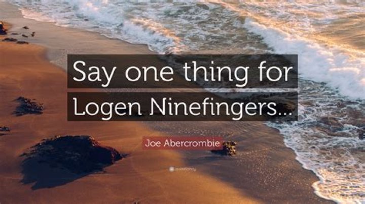 Unraveling the Legend of Logen Ninefingers
