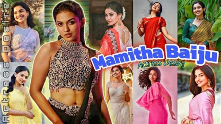 Unveiling the Allure of Mamitha Baiju: Exploring the Deep Hot Link