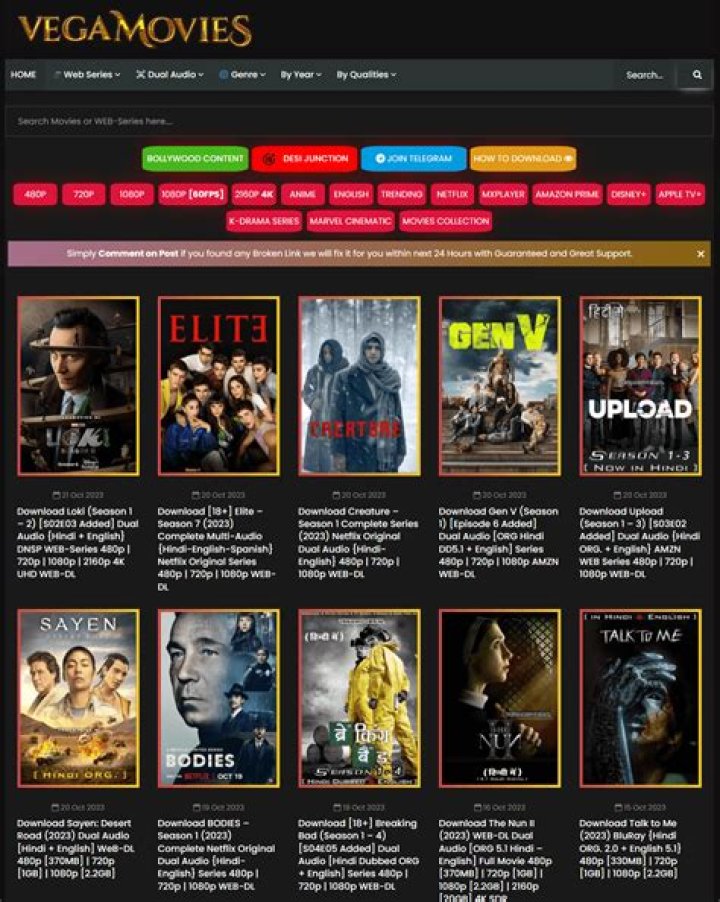 Vegamovies Official Website: Your Ultimate Streaming Destination