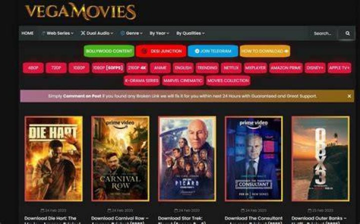 Vegamovies.official: Your Ultimate Streaming Haven